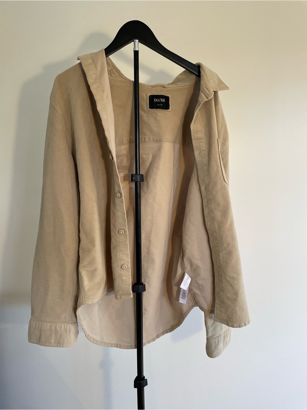 Men's Beige Button-Up Jacket - Picture 4 of 10